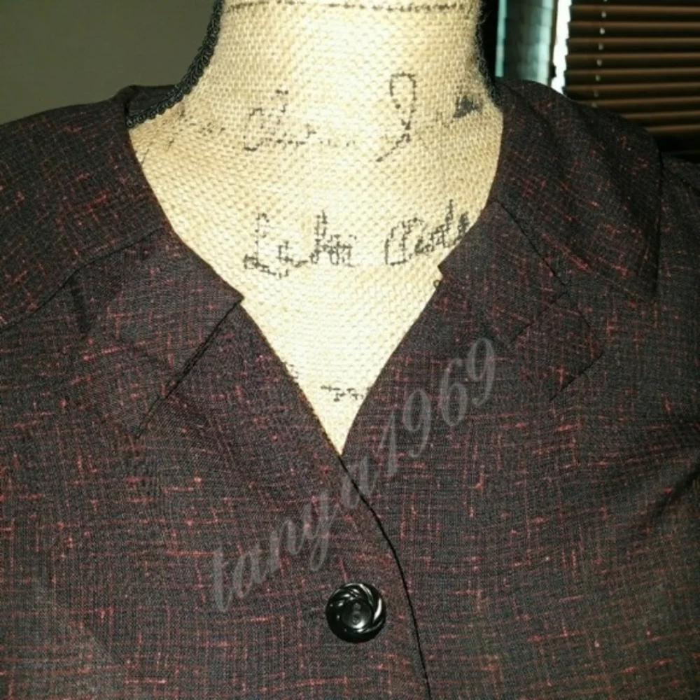 Vintage 50s 60s lightweight linen dress - Picture 2 of 5